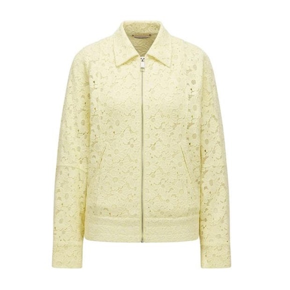 HUGO BOSS $485 Yellow Jamiella Jacket Large - Picture 1 of 4